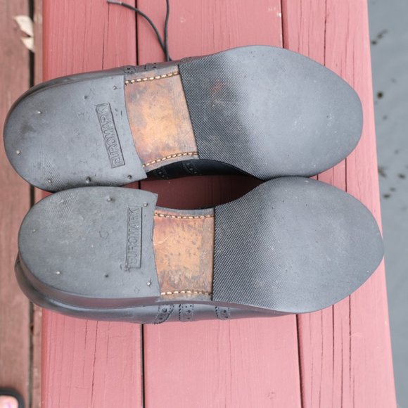 Crockett & Jones London Full-Brogue Oxford Black Calf Leather Sz UK 9 F / US 10 - Picture 11 of 13